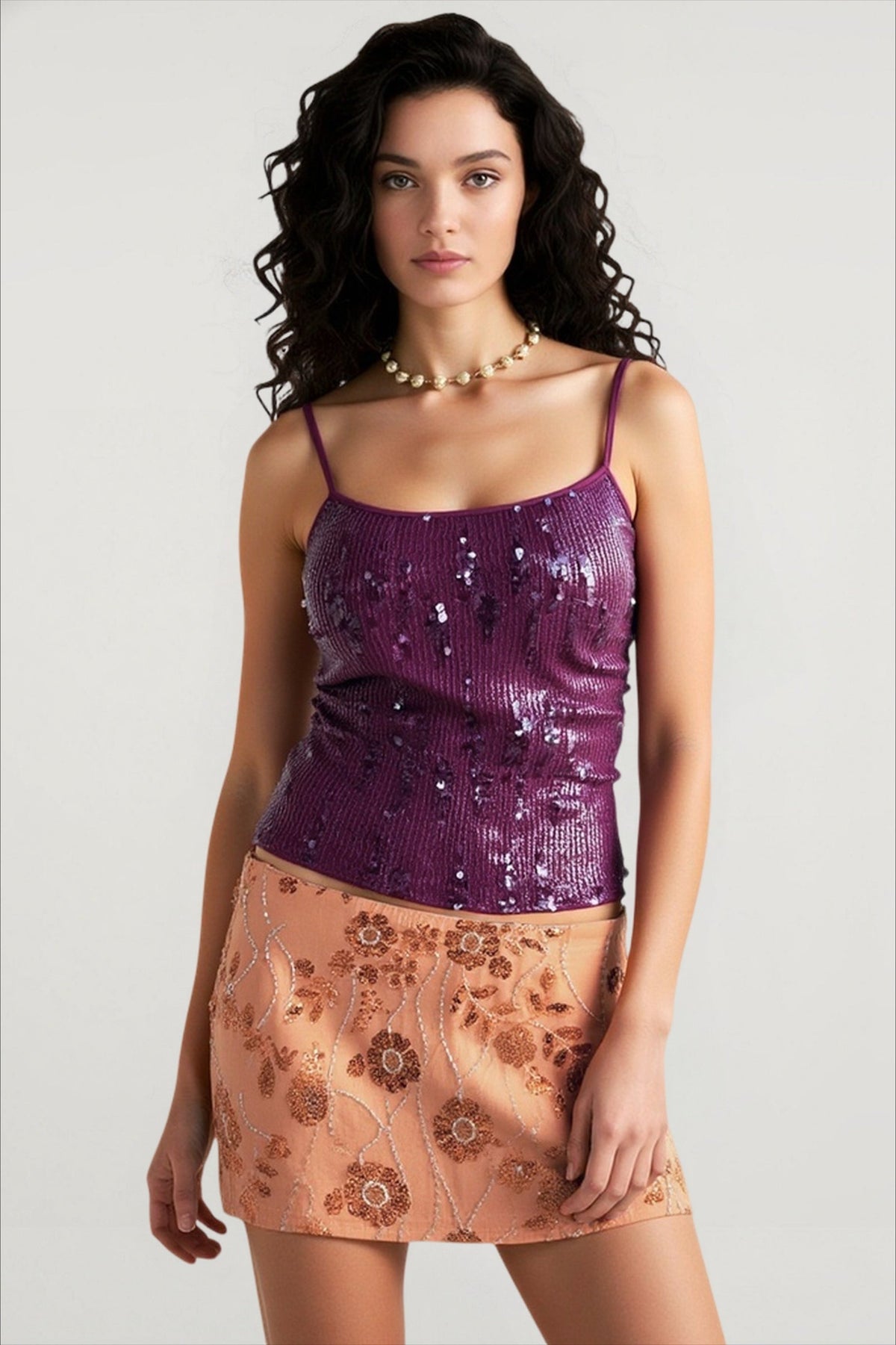 Y2K Strapless Cami Top
