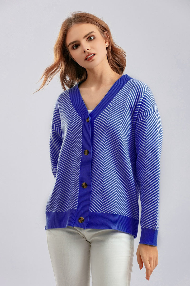 Long Sleeve Loose Knit Cardigan Sweater 16