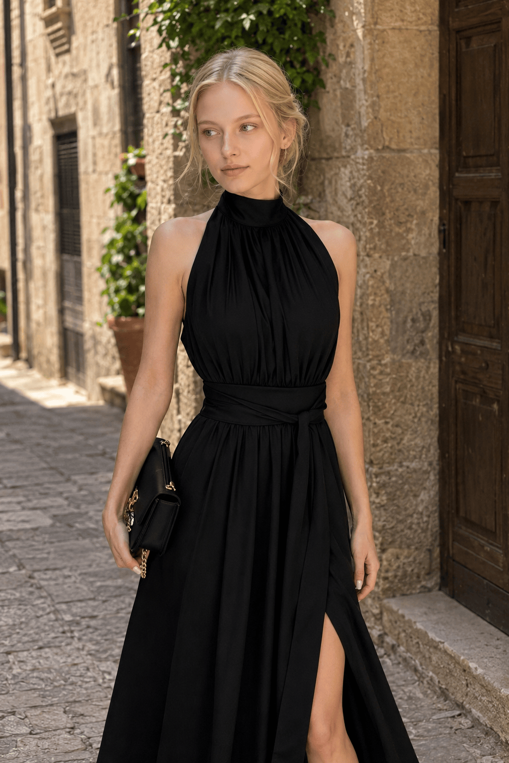 Sleeveless Evening Maxi Dress