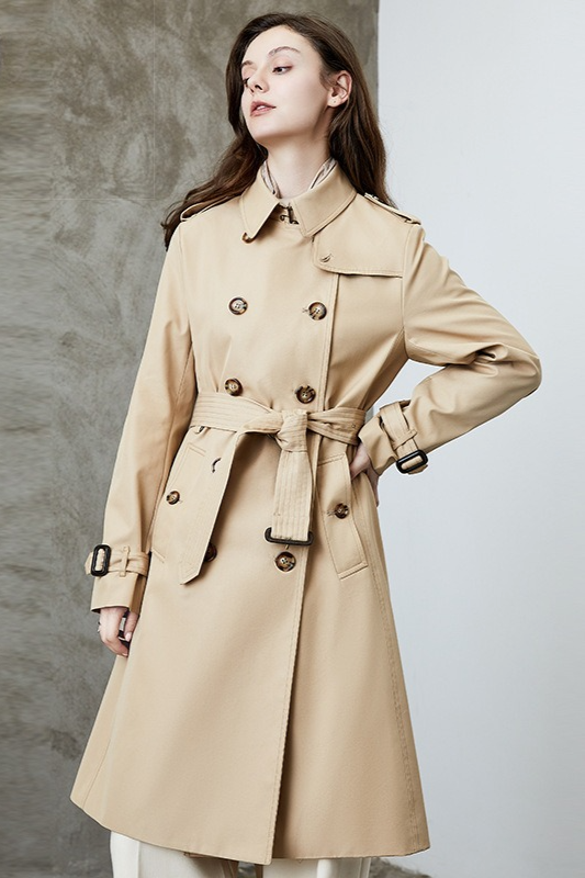 British Style Long Versatile Office Elegant Overcoat - Fashionpara