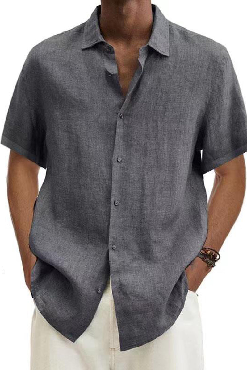 Uniqshe Summer Linen Regular fit Shirt