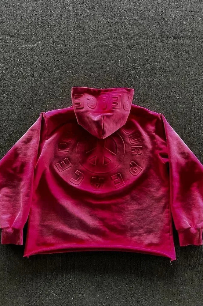 Street Style Alphabet Hoodie