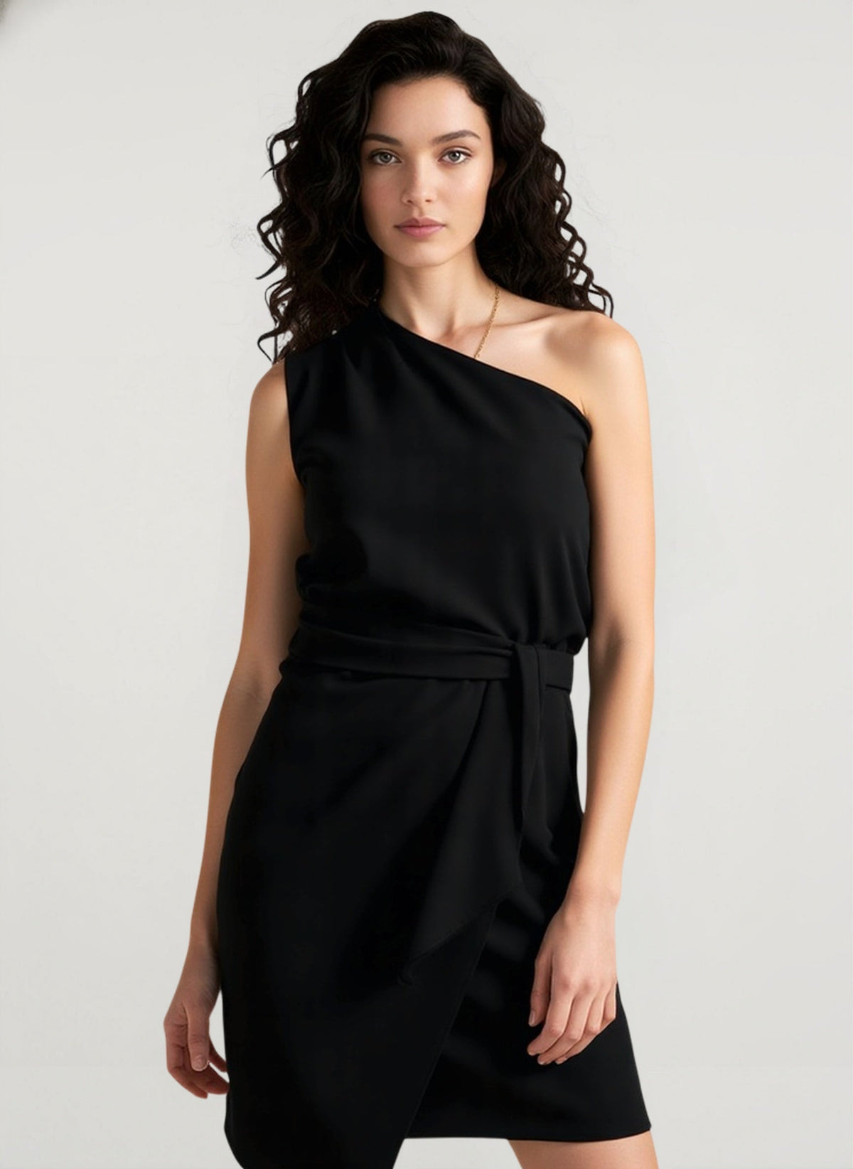 Sleeveless Strap Evening Dress