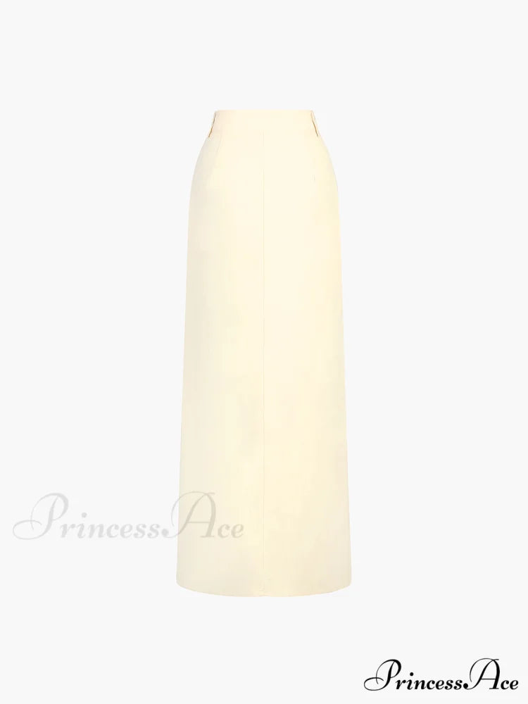 Effortless Slit Graceful Maxi Skirt