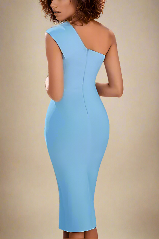 Eile Bodycon Dress - Sky Blue - Fashionpara