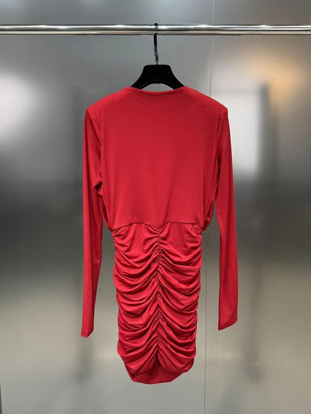 Fold Mini Dress - Fashionpara