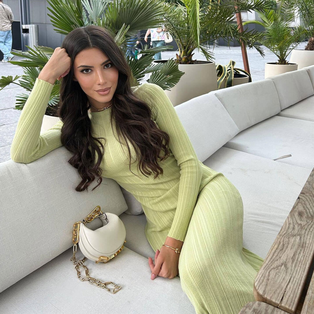 Trendy & Unique Ribbed Knit Maxi Dress for Effortless Style