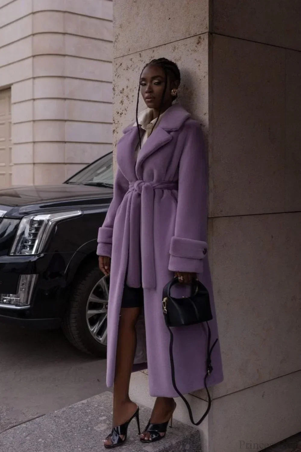 Thickened Plush Faux Fur Overcoat 5