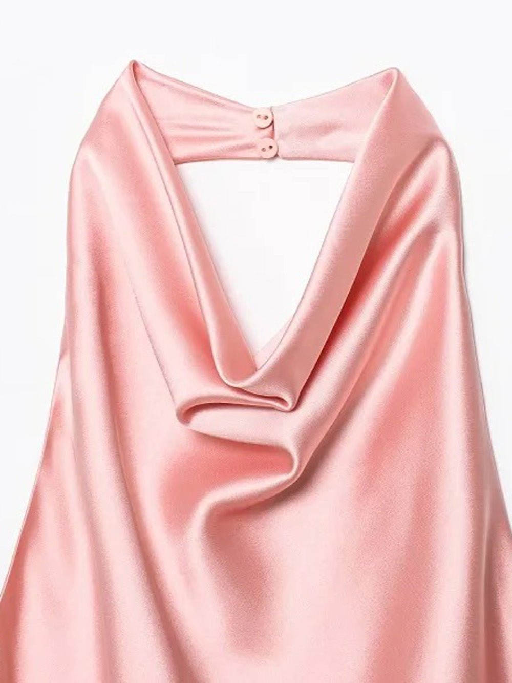 Elise Satin Halter Camisole - View 2