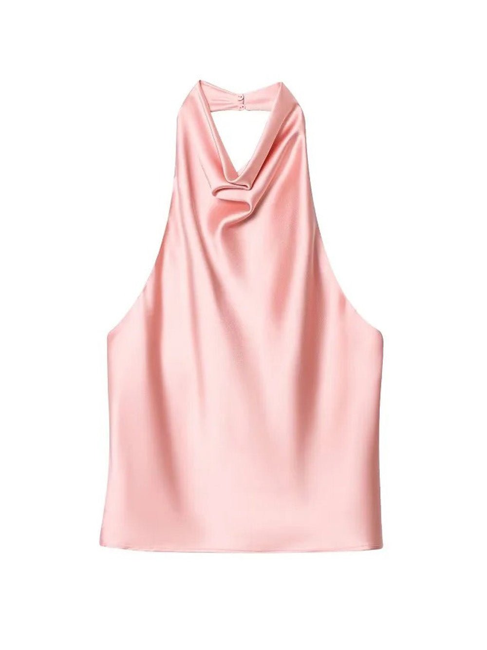 Elise Satin Halter Camisole