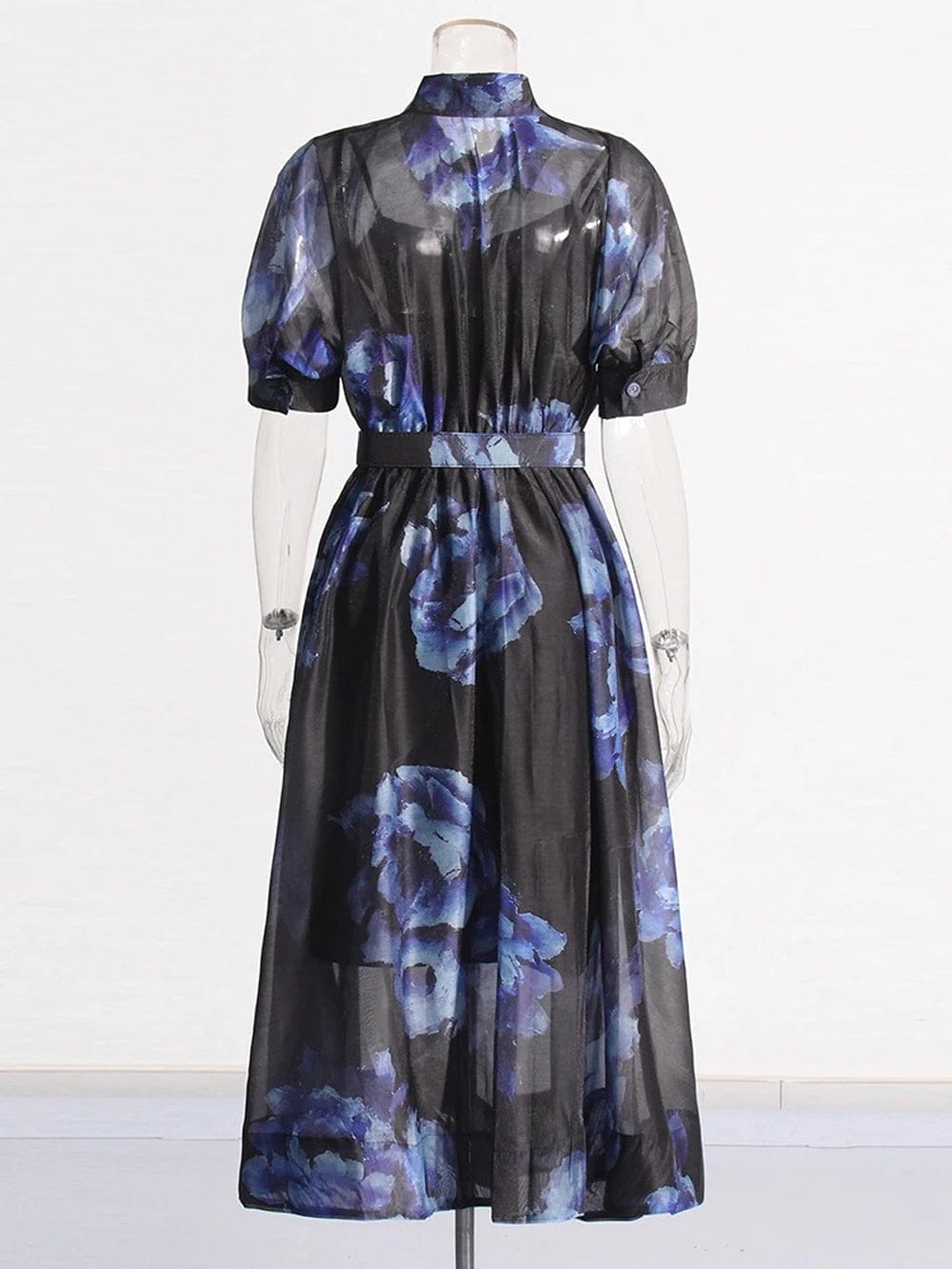 Belt Midi Dress - Fashionpara