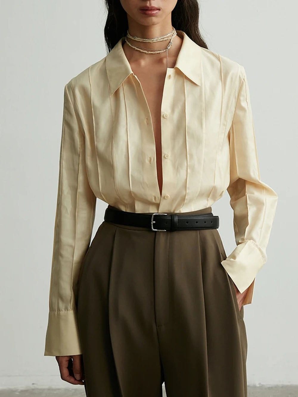 Single Breasted Blouse - Fashionpara