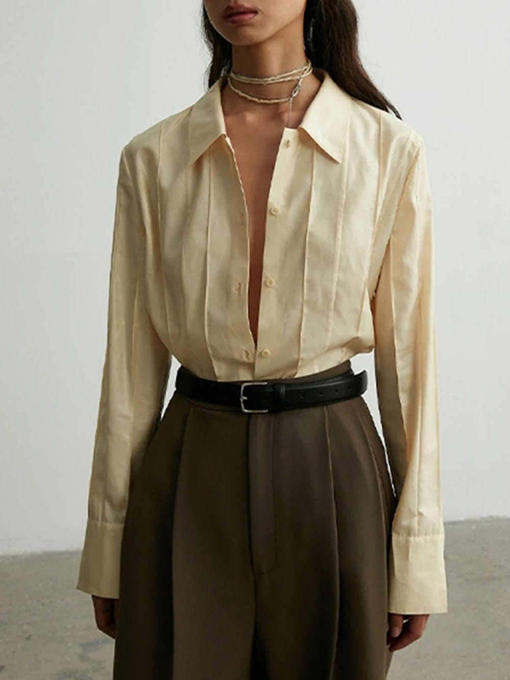 Single Breasted Blouse - Fashionpara