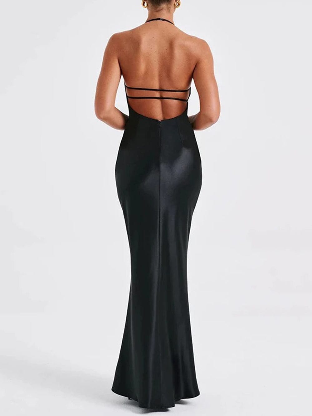 Bodycon Backless Maxi - Fashionpara