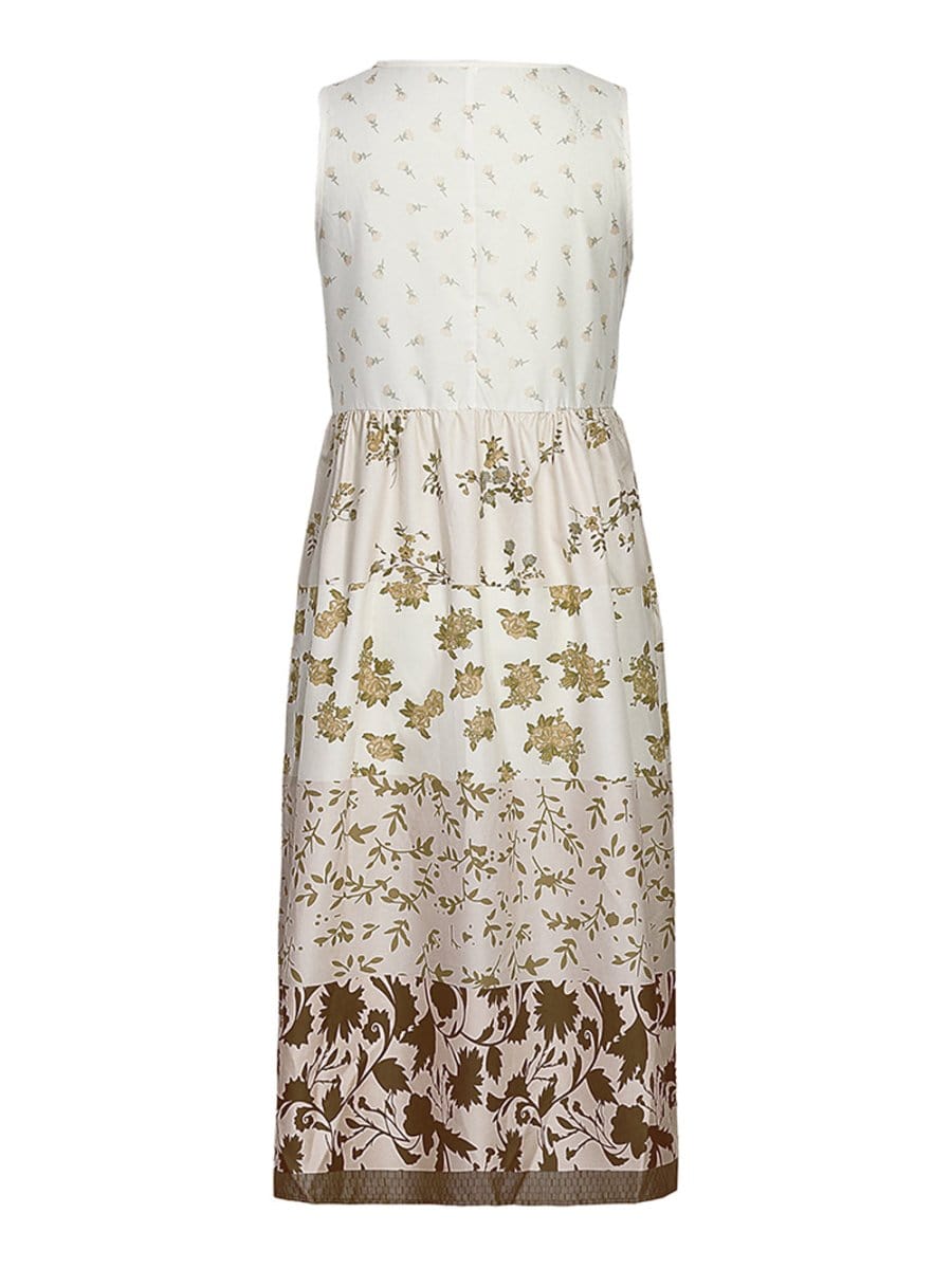 Sleeveless Midi Dress - Fashionpara