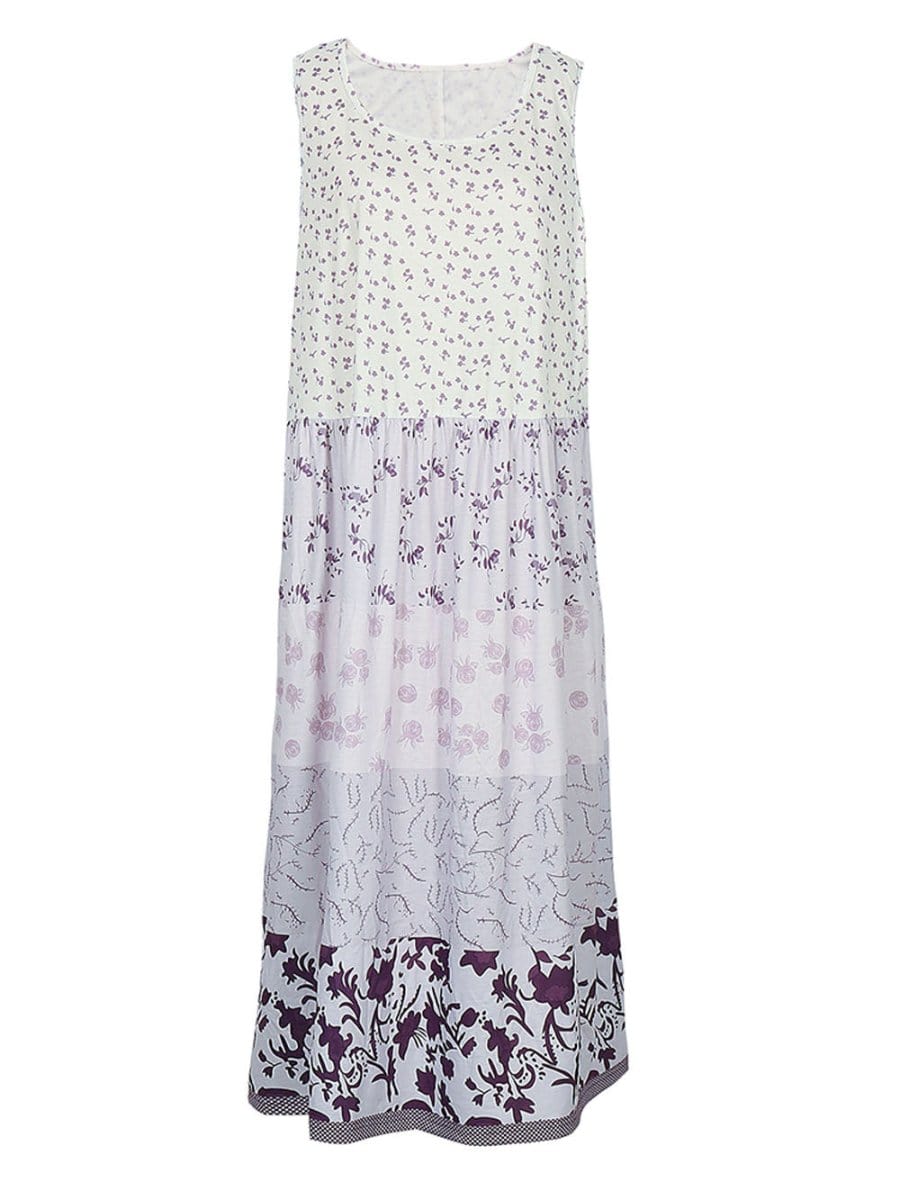 Sleeveless Midi Dress - Fashionpara