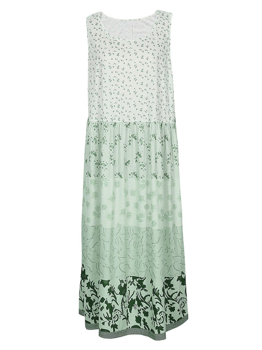 Sleeveless Midi Dress - Fashionpara