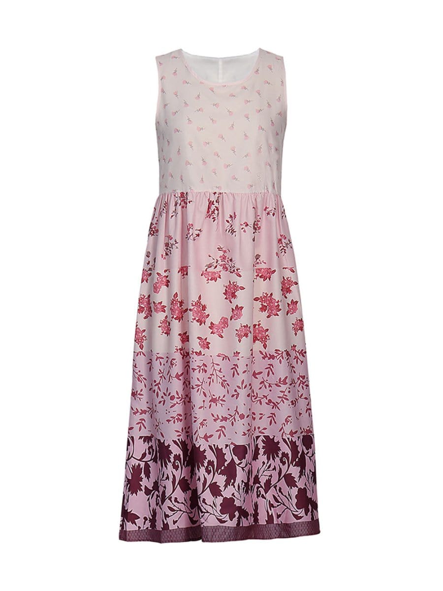 Sleeveless Midi Dress - Fashionpara