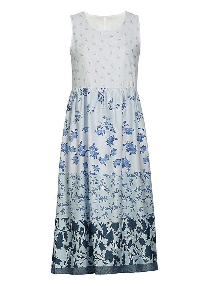 Sleeveless Midi Dress - Fashionpara