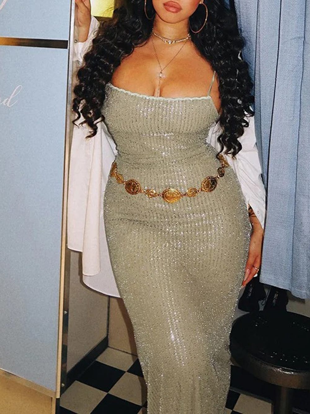 Sleeveless Maxi Dress - Fashionpara