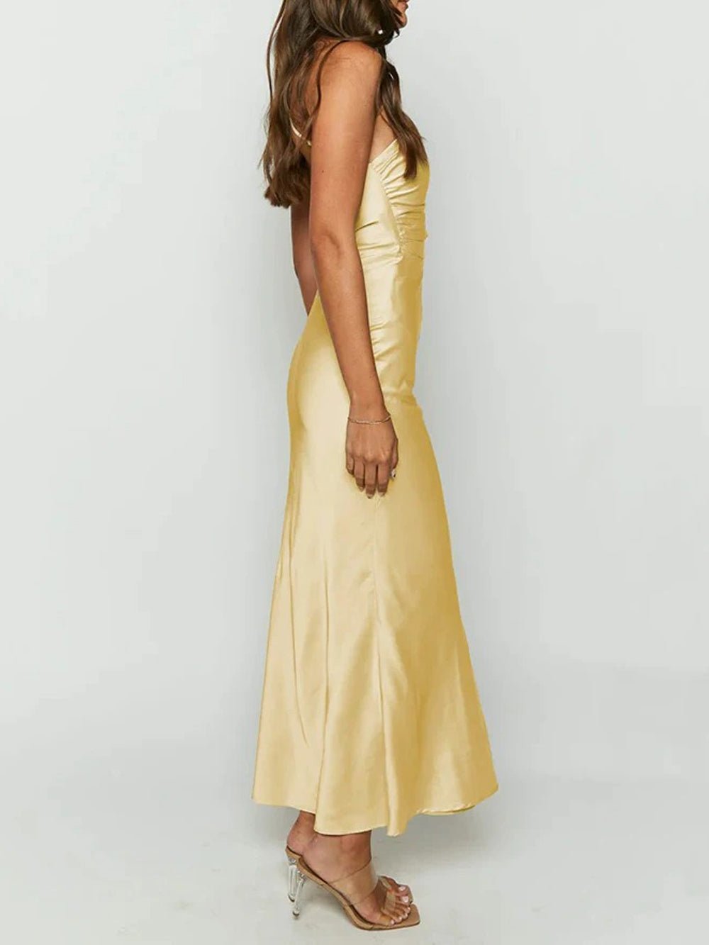 Backless Bodycon Maxi - Fashionpara