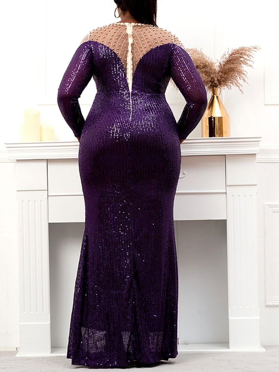 Sequin Maxi Dress - Fashionpara