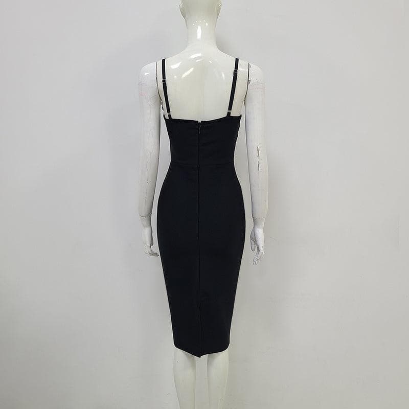 KittenAlarm - Evie Sleeveless Lace Midi Dress