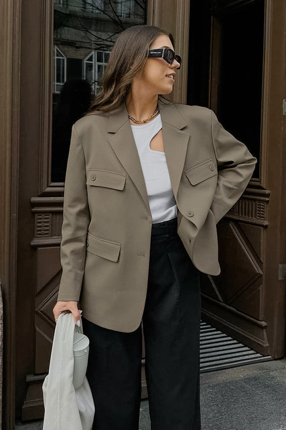 Chic Casual Blazer Coat for Effortless Everyday Elegance