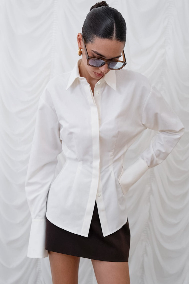 Minimalist Waist Define Blouse