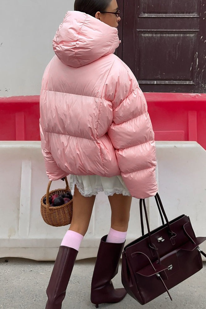 Thick Warm Hooded Coat - Fashionpara