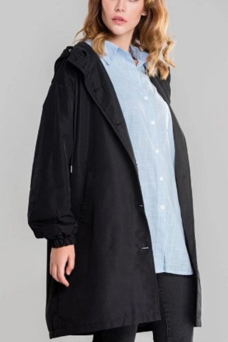 Hooded  Water  Resistant  Windbraker  Jacket  Fashionpara