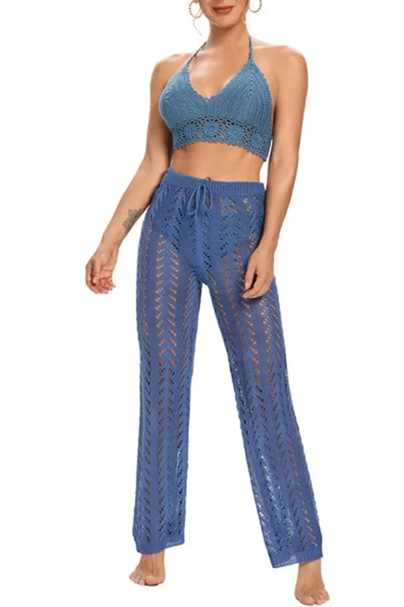 Boho Crochet Trousers Fashionpara