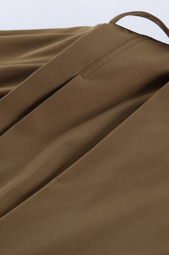 Pleated Collar Long Sleeve Jacket 4