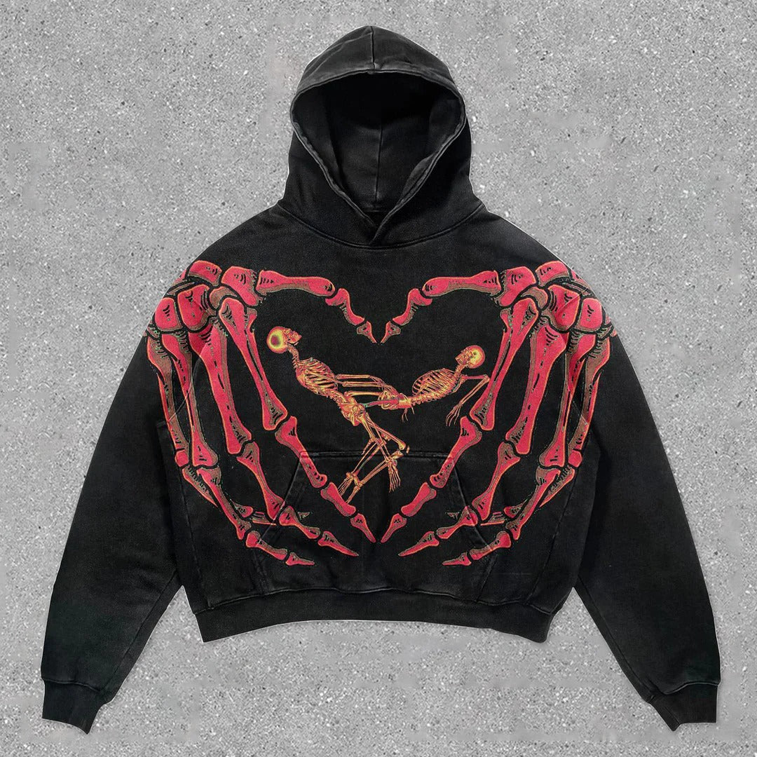3D Graphic Oversized Hoodie