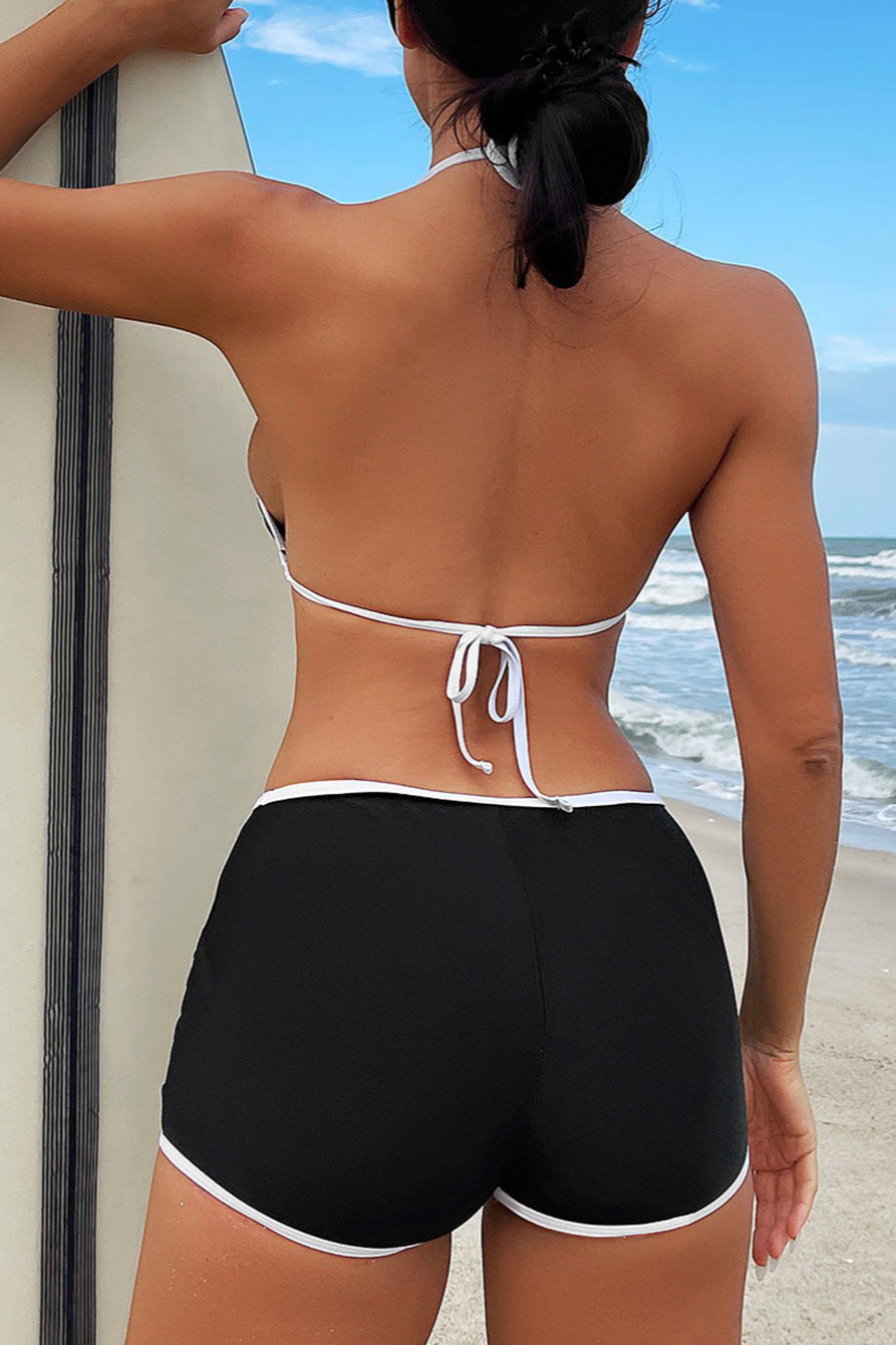 Low Waist Triangle Bikini Two Piece Swim Set