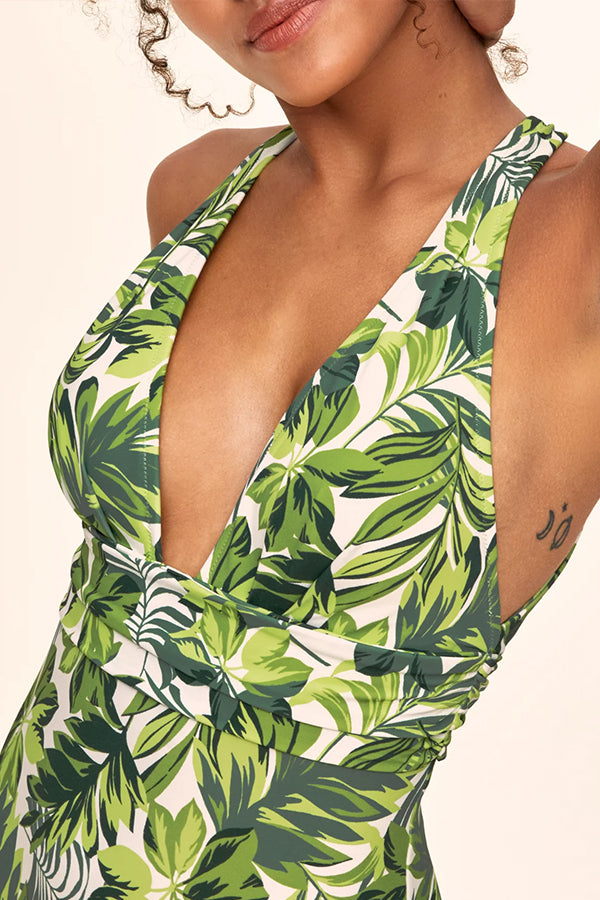 Sexy backless strappy triangle swimsuit - Fashionpara