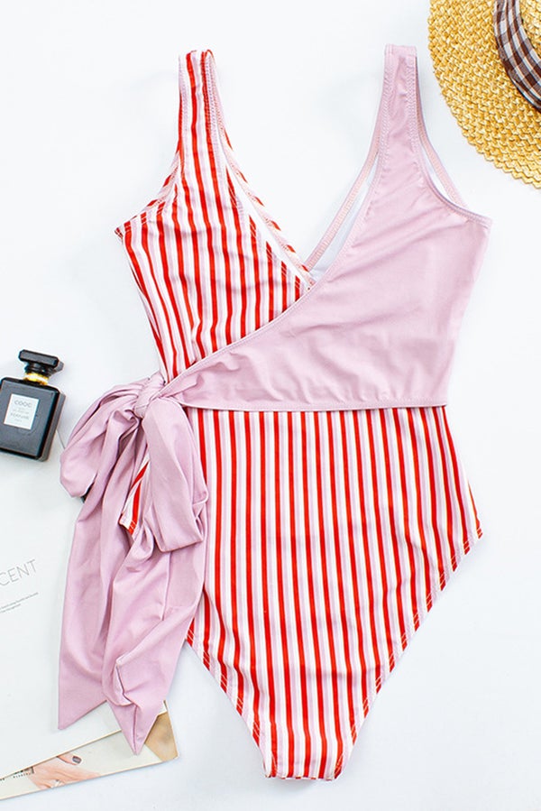 Colorful and Cute Lemon Print Bikini Swimsuit - Fashionpara