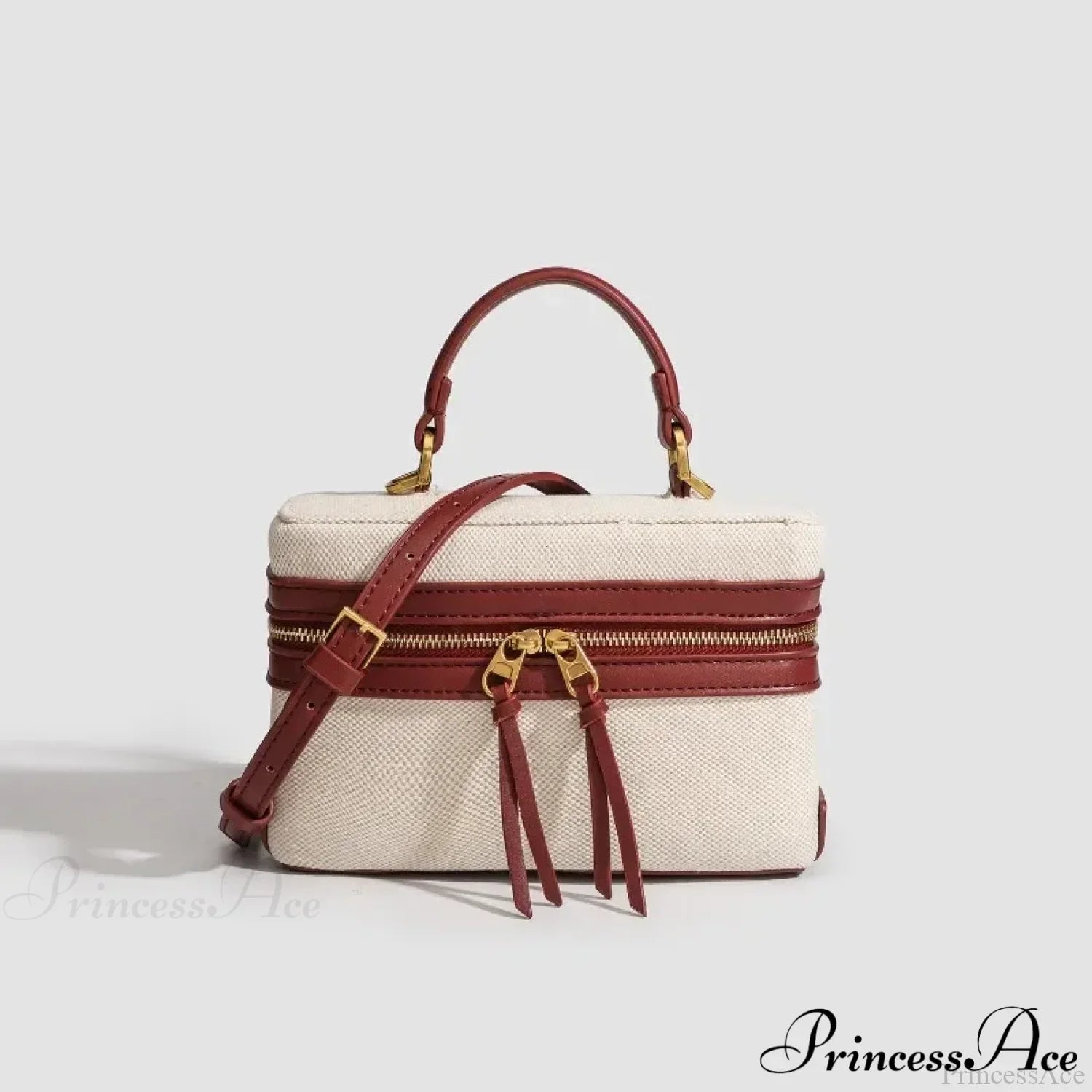 Fashion Box Canvas Shoulder Crossbody Bag