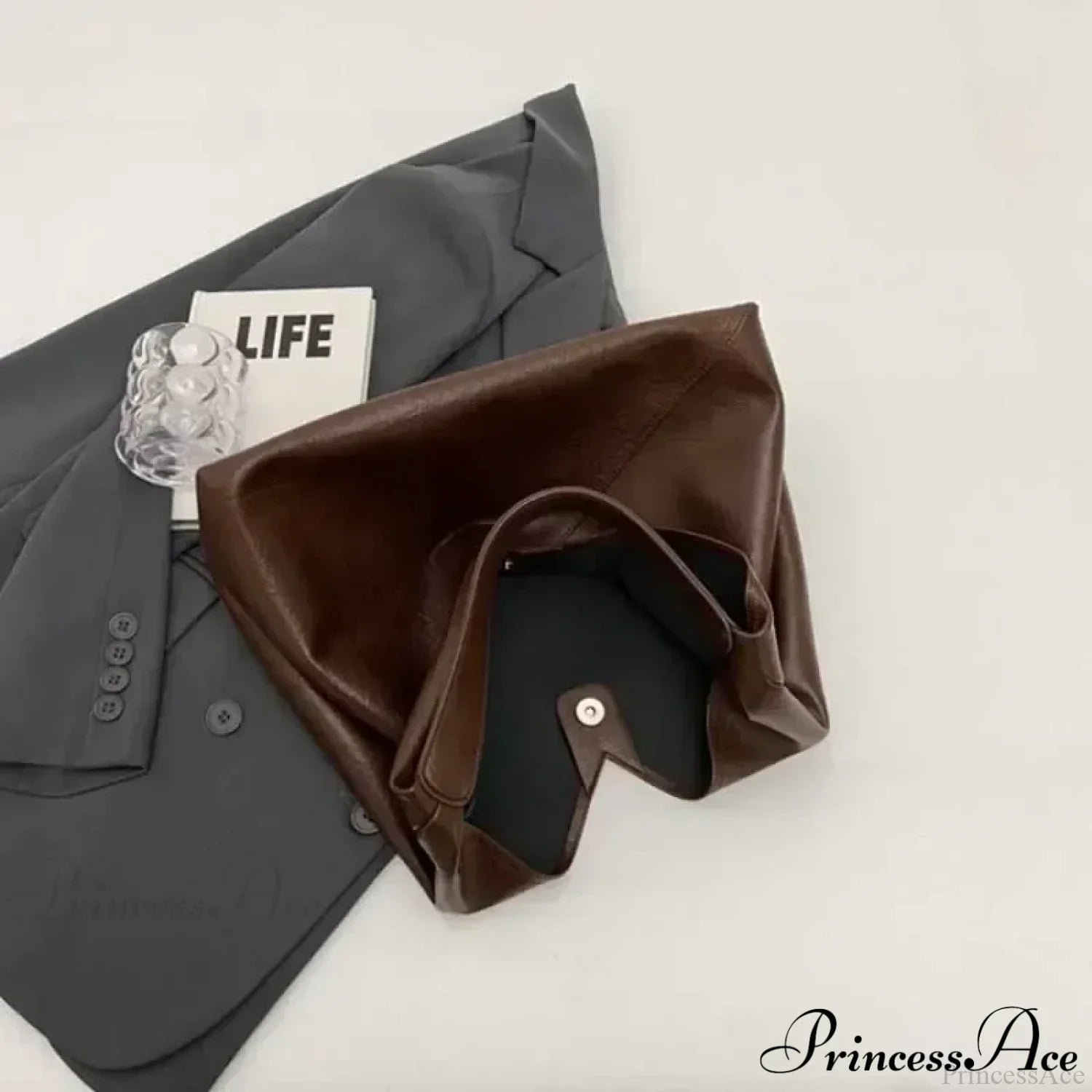 Fashion Leather Big Hobo Shoulder Bag