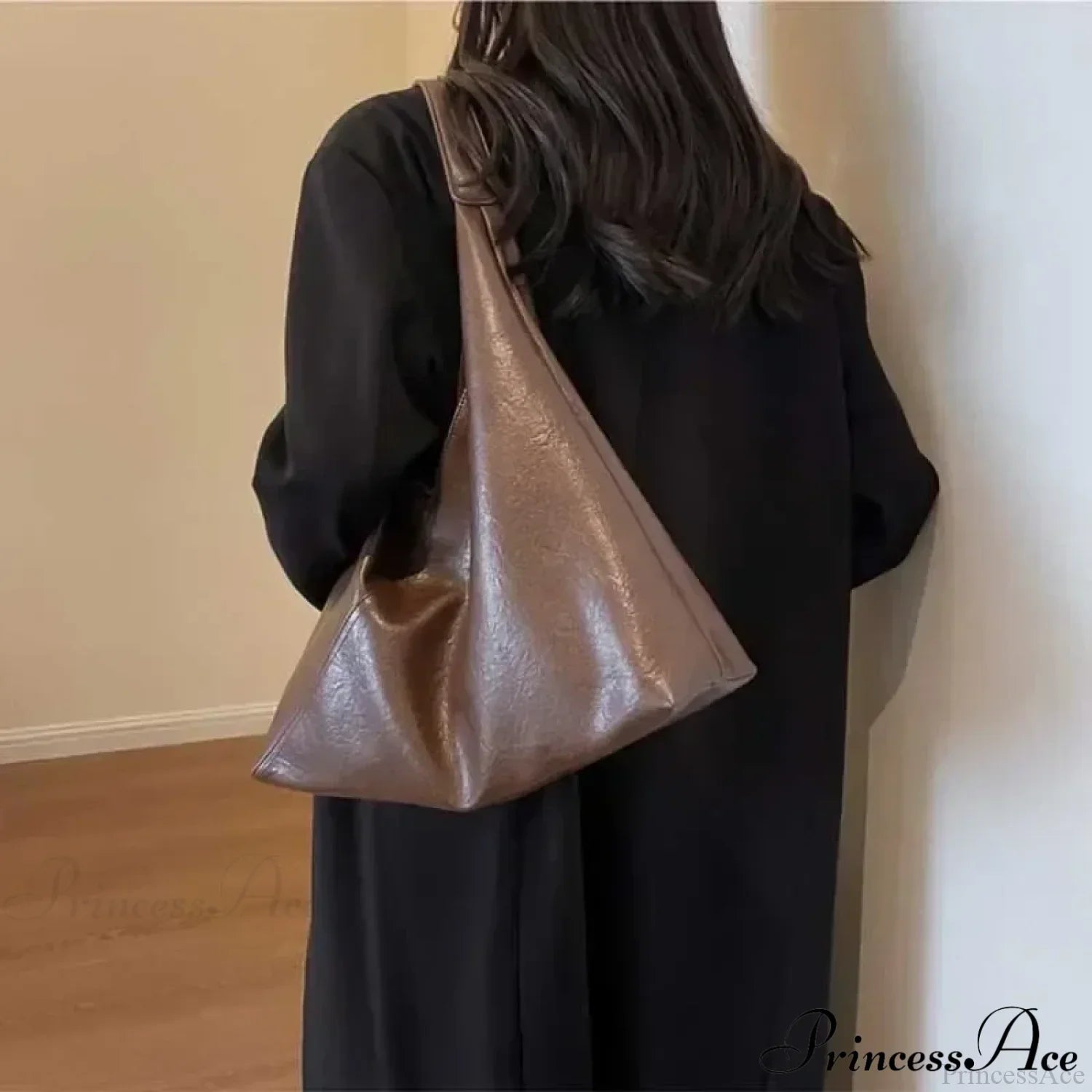 Fashion Leather Big Hobo Shoulder Bag