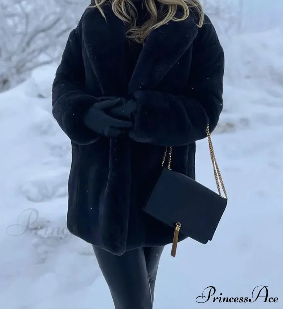 Faux Fur Thick Winter Coat