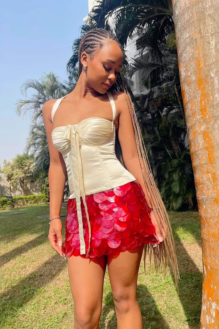 Glitter Bodycon Party Mini Skirt