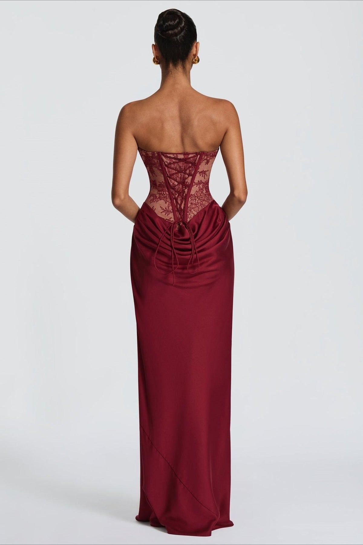 Lace Bodycon Maxi Dress
