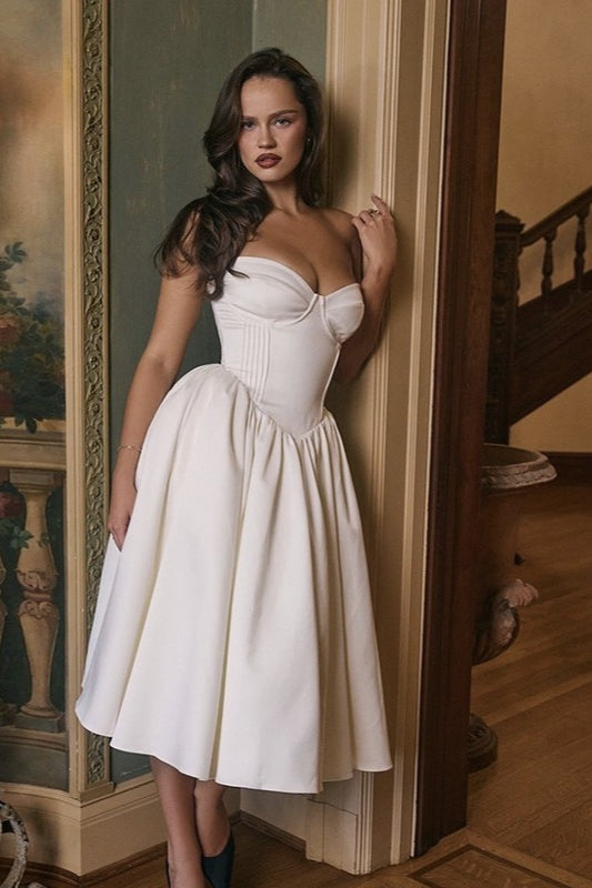 Solid Bodycon Party Dress - View 2