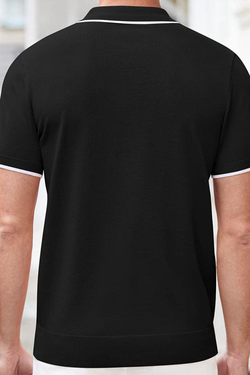 Uniqshe Men's Casual Zip Cardigan Sweater for Summer Wear