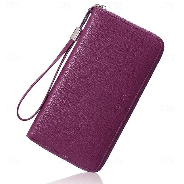 Leather Bag Outdoor Mobile Wallet Daily Phone PU