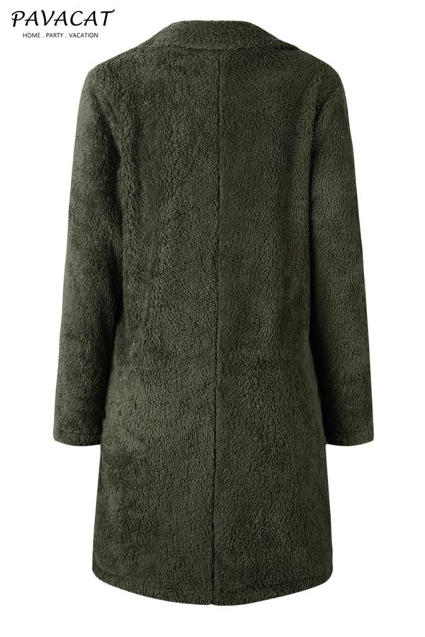 Luxurious Longline Faux Fur Coat for Ultimate Warmth