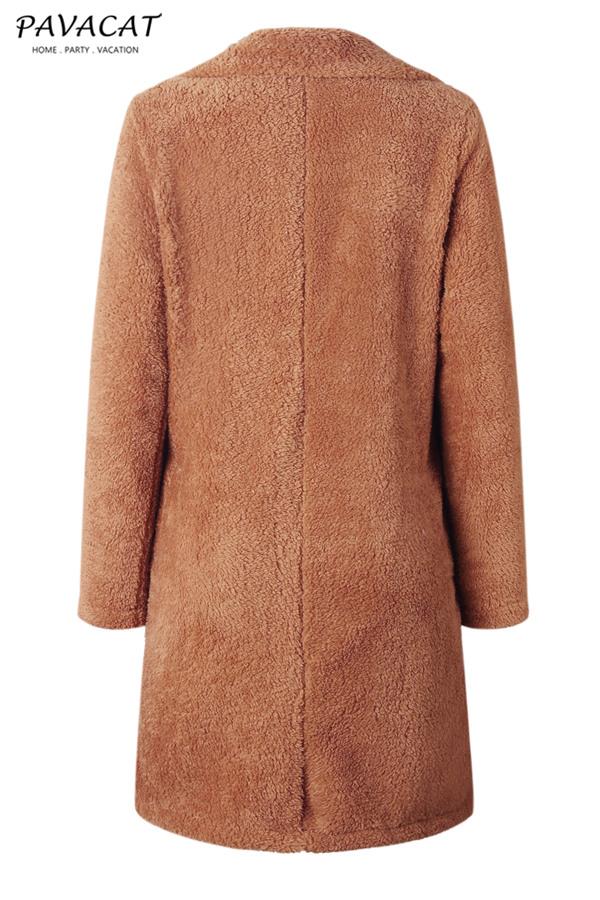 Luxurious Longline Faux Fur Coat for Ultimate Warmth