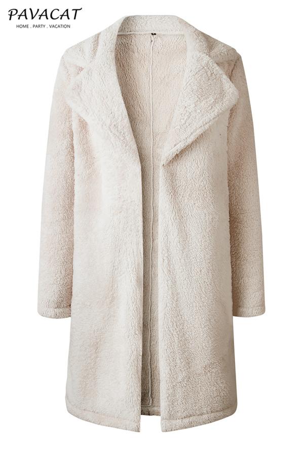 Luxurious Longline Faux Fur Coat for Ultimate Warmth