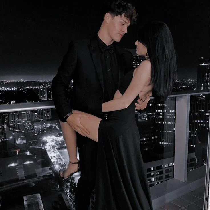 A Line Straps Black Long Backless Prom Dresses Evening Dress - Fashionpara